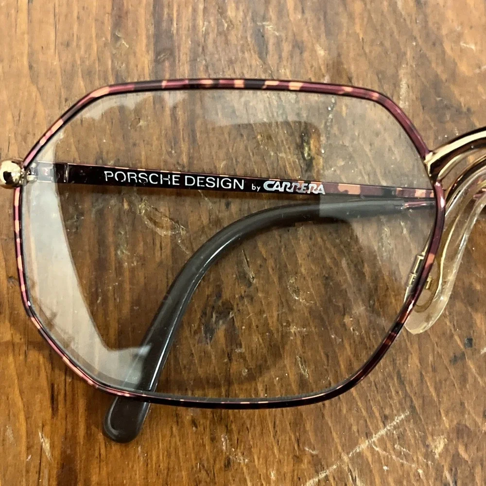 PORSCHE DESIGN VINTAGE NOS 5667 TORTOISE SHELL SUN &/OR READING GLASSES FRAMES.